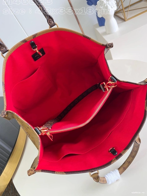 WIS ONTHEGO TOTE Voyage BAG-43*33*18.5cm VUITTON LOUIS 0214